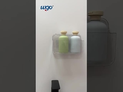 4-5 кг Патентованный клейкий стакан Душевая тележка 180 мм Прозрачная ванная стена