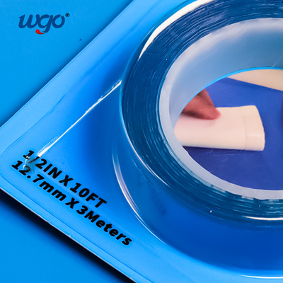 Двойник офиса Washable ясный липкий встал на сторону лента Repositionable установки съемное