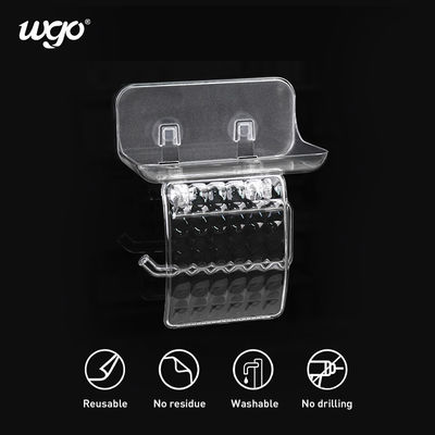 Никакие сверля мыло WGO и держатель ткани не интегрировали прозрачную полку Bathroom