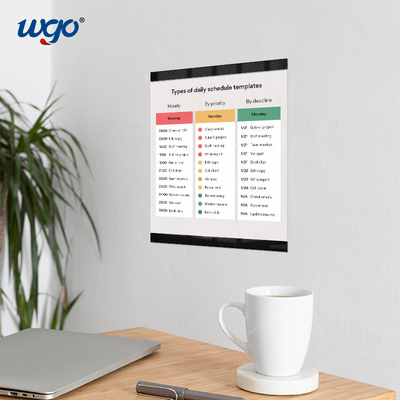 Рамка дисплея фото установки собственной личности слипчивая, просверленный свободной установленный стеной держатель знака