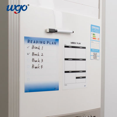 PVC доски стирания слипчивой многоразовой рамки табло a сухой писать Whiteboard