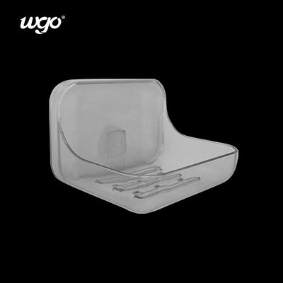 Прозрачная пластиковая дождевая мыльная поднос без повреждений