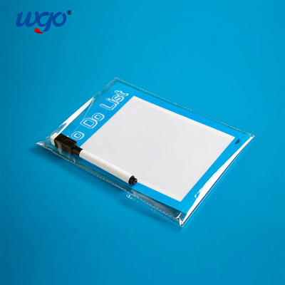 Съемная липкая сухая доска 132*182 Mm Whiteboard стирания покрывает для чертежа памятки