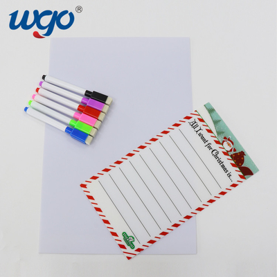 Стены доски A3 11x17 стирания Repositionable доска записи Whiteboard липкой сухой липкой белая