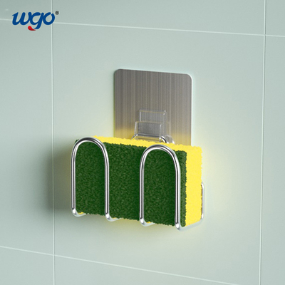Держатель губки кухонной раковины держателя ISO9001 Caddy Bathroom собственной личности 5KG слипчивый