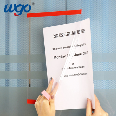 Акриловый держатель стены OEM ODM Repositionable держателя знака ясности X11 документа 8,5