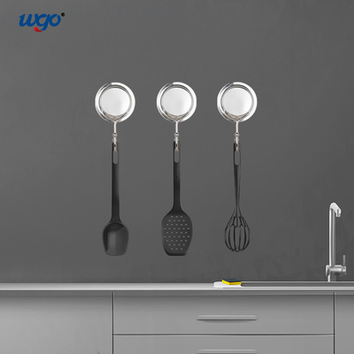 Многофункциональная стена Bathroom закрепляет 6kg нагружая стену SS201 установила крюки полотенца